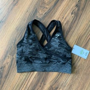 Gymshark Camo Seamless Sports Bra Medium